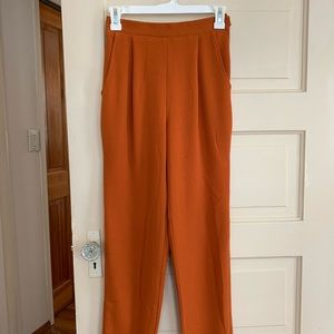 American Apparel orange trousers